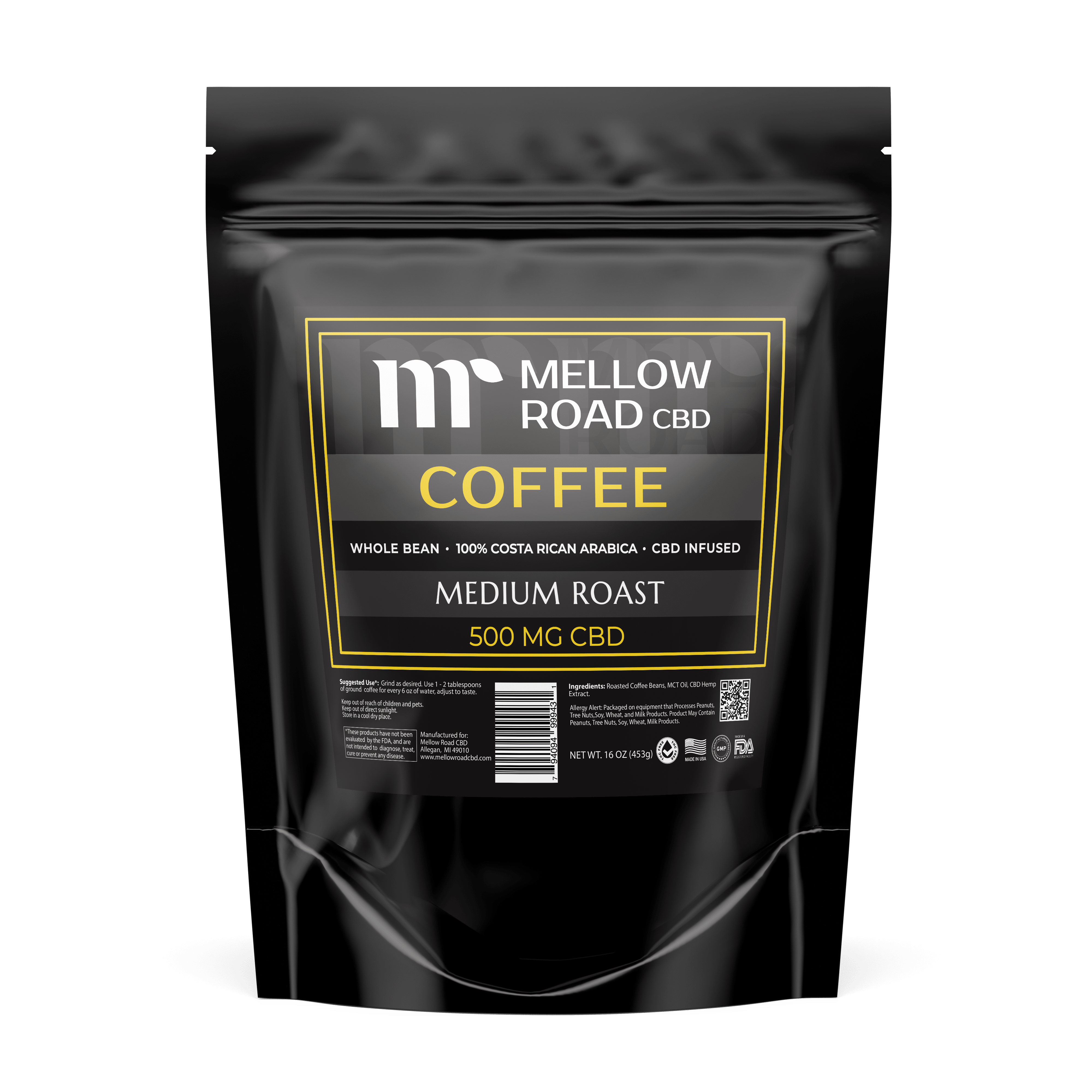 CBD-infused Coffee Beans